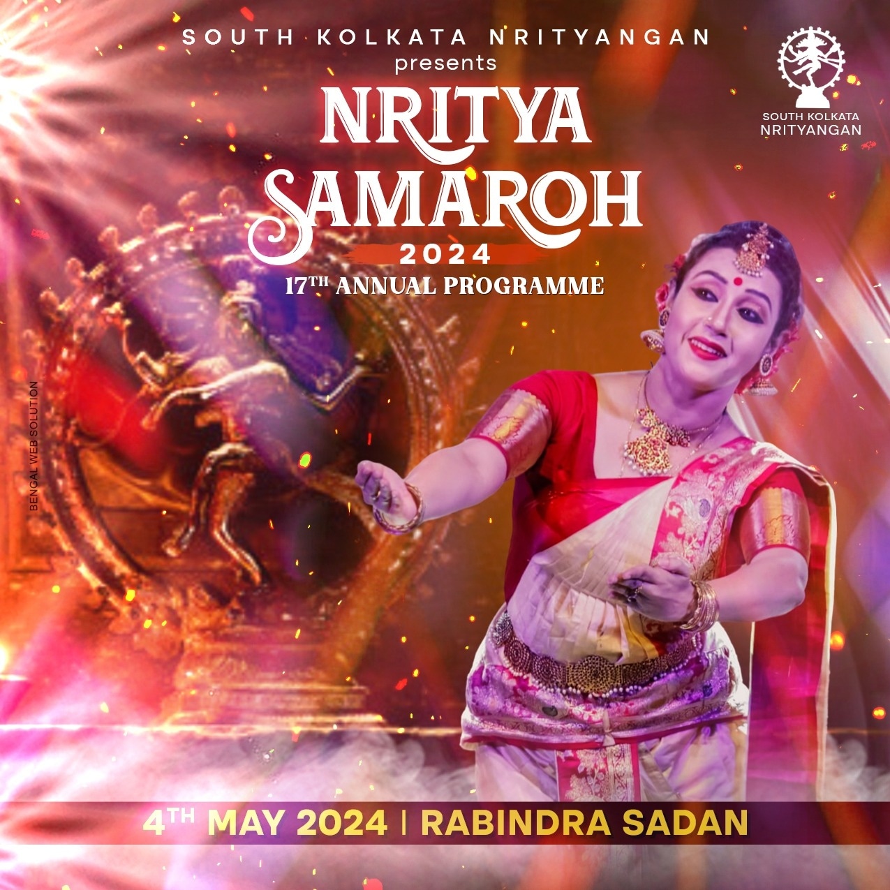 Nritya Samarah 17th Annual Program,4th May 2024, RABINDRA SADAN